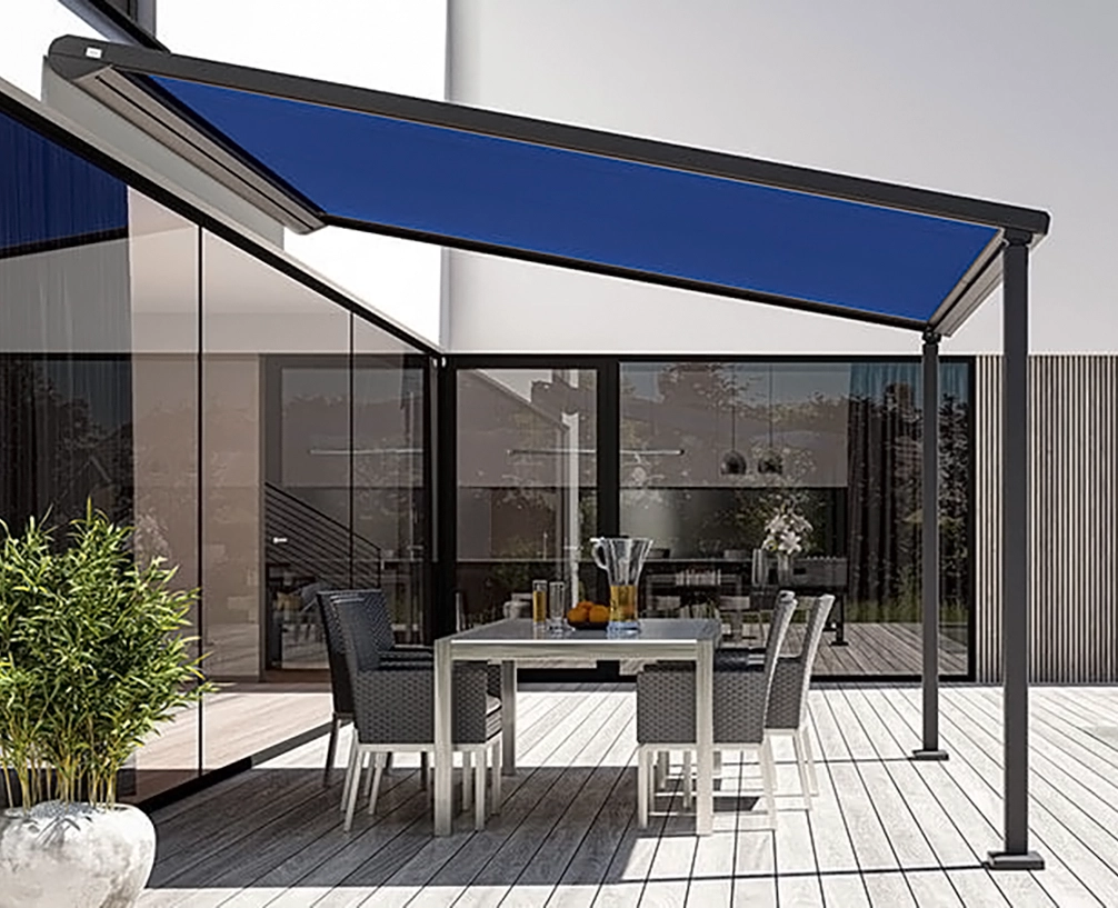 Opolskie tarasy pergola tkaninowa